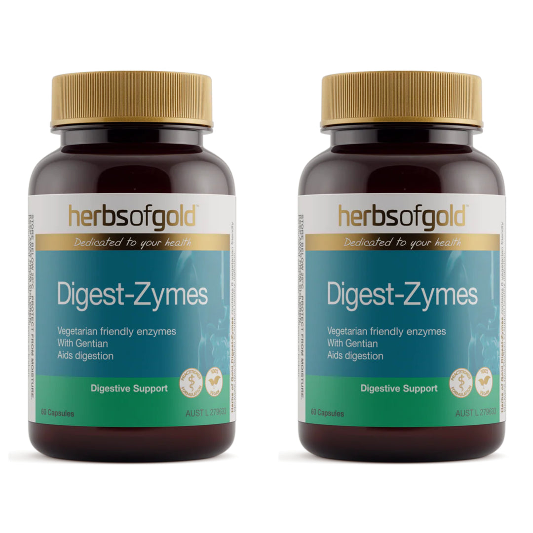 Herbs of Gold Digest Zymes 60 Capsules