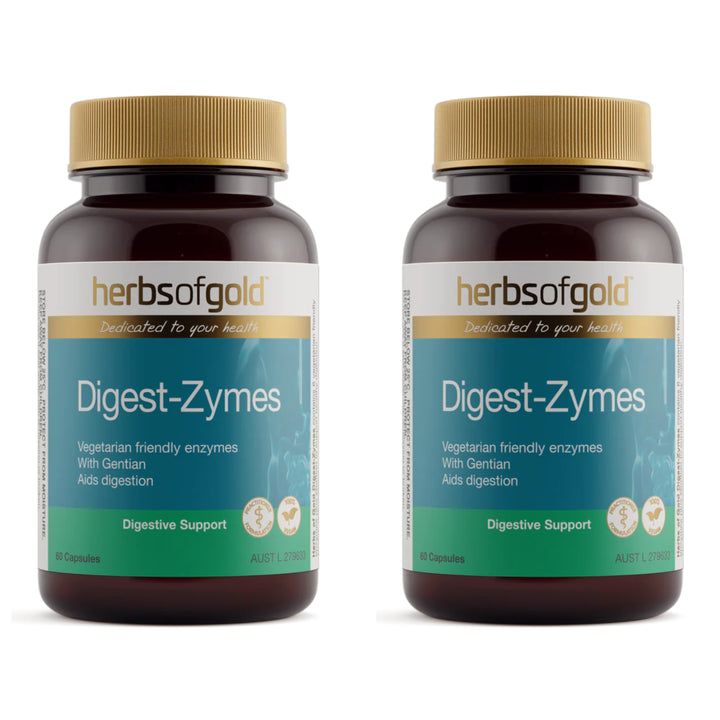 Herbs of Gold Digest Zymes 60 Capsules