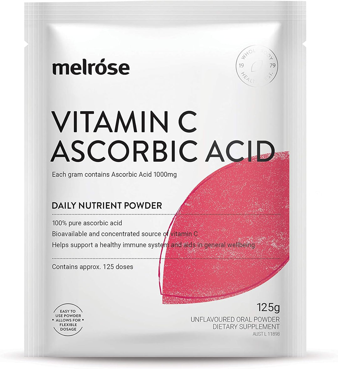 Melrose Vitamin C Ascorbic Acid 125g