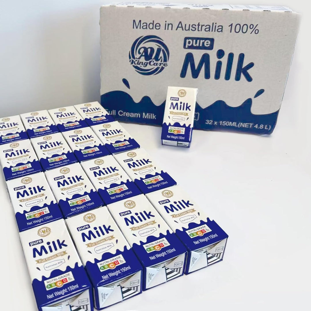 Au Kingcare Pure Full Cream Milk 150ml*32box/carton