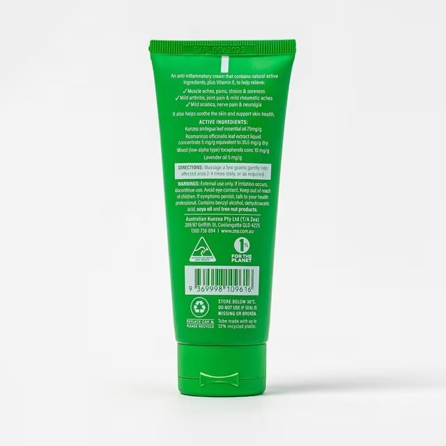 Zea Relief Kunzea Pain Relief Cream 50g