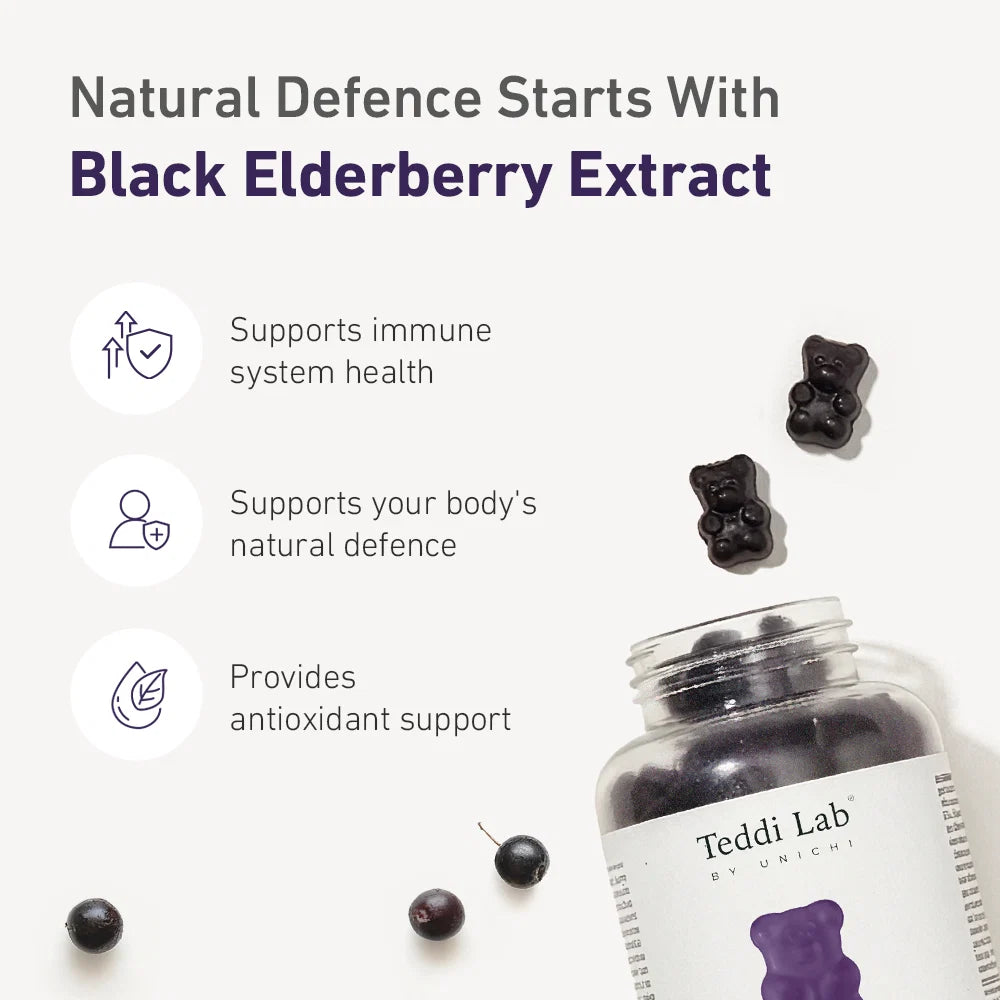 Teddi Lab by Unichi Immune Defence Gummy 60 Gummies