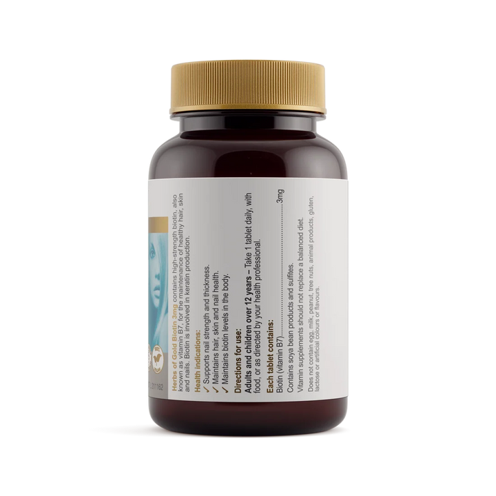 Herbs of Gold Biotin 3mg 60 Tablets