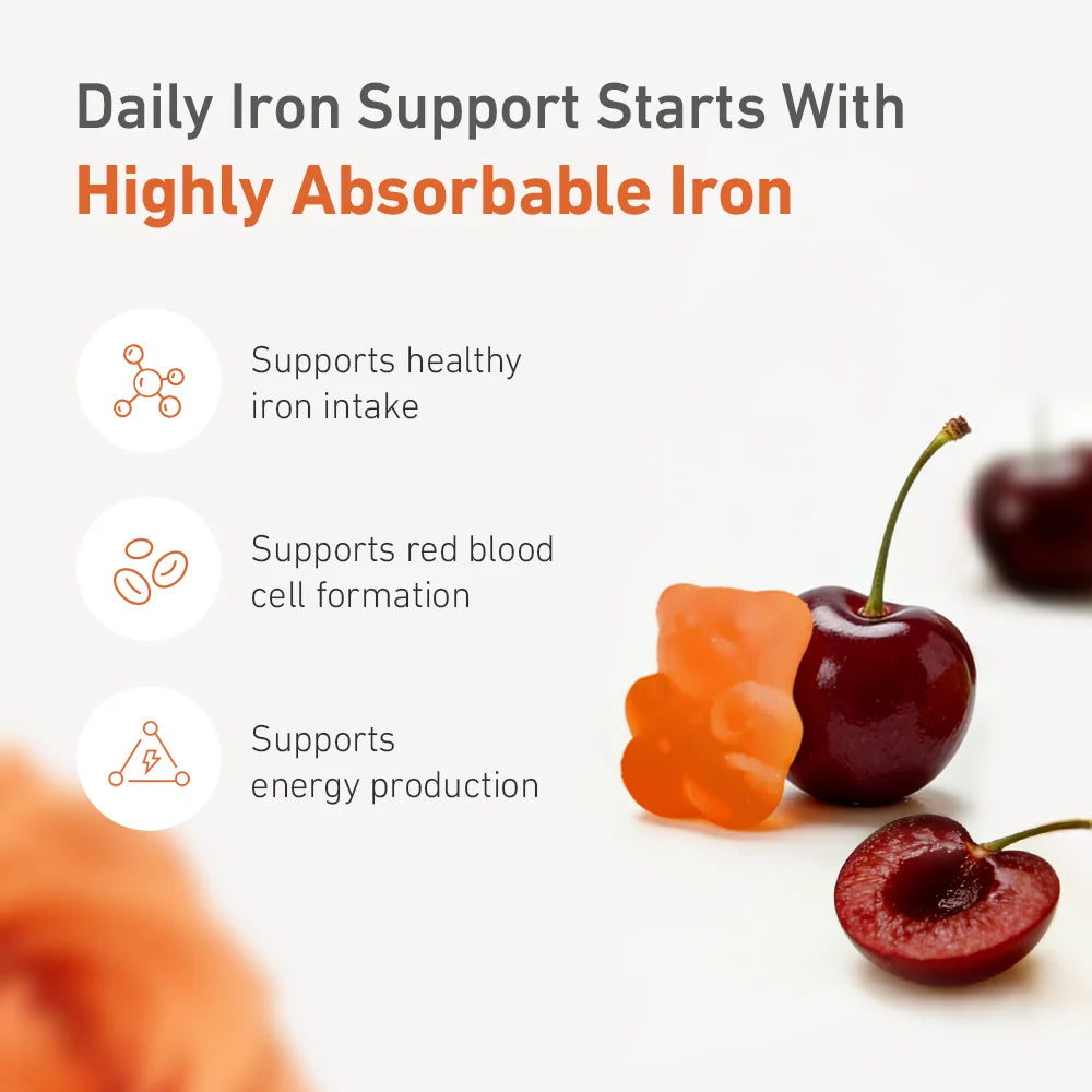 Teddi Lab by Unichi Rose Iron Gummy 60 Gummies