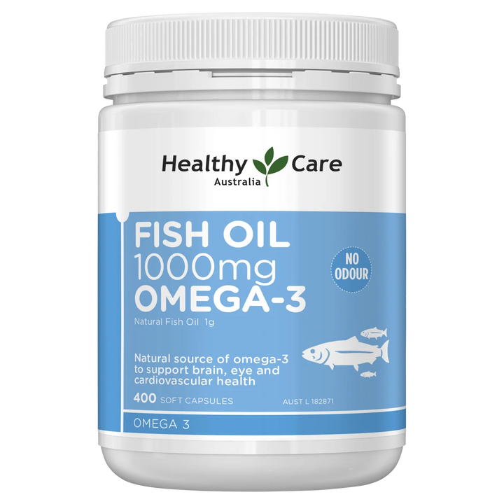 Healthy Care Fish Oil 1000mg Omega-3 400 capsules
