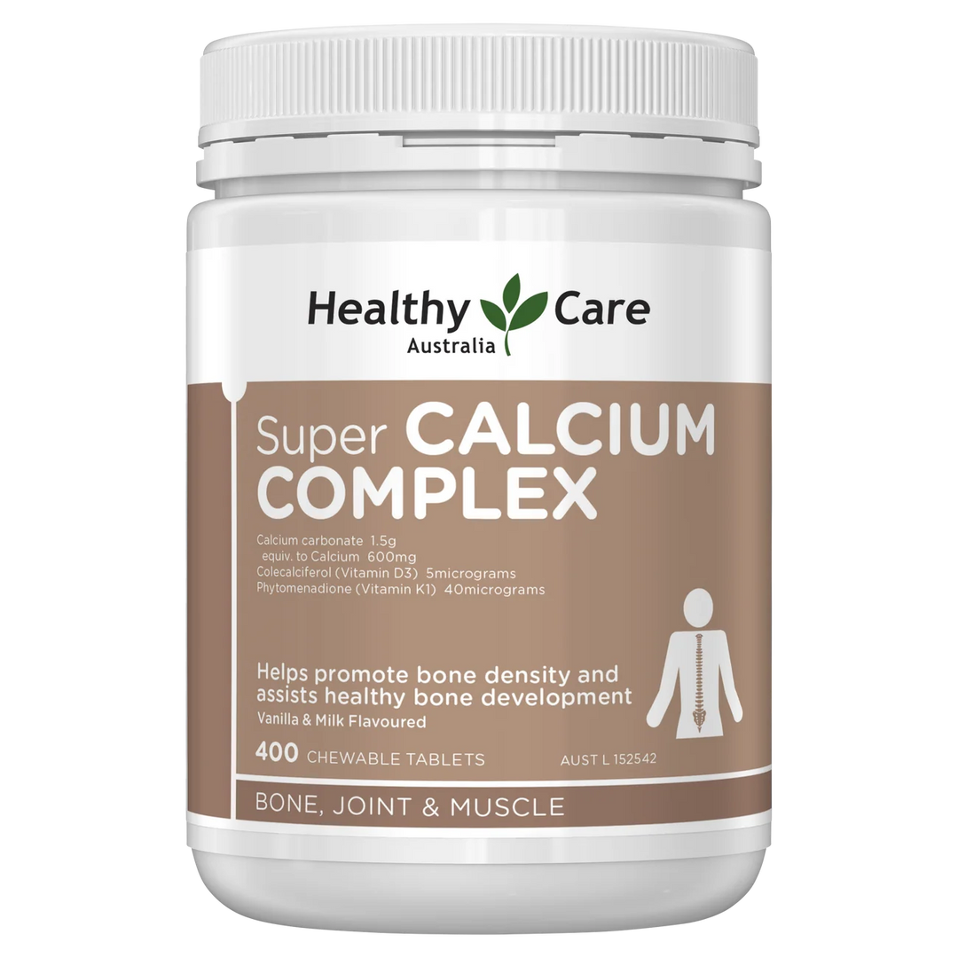 Healthy Care Super Calcium Complex D 400 Chewable Tablets