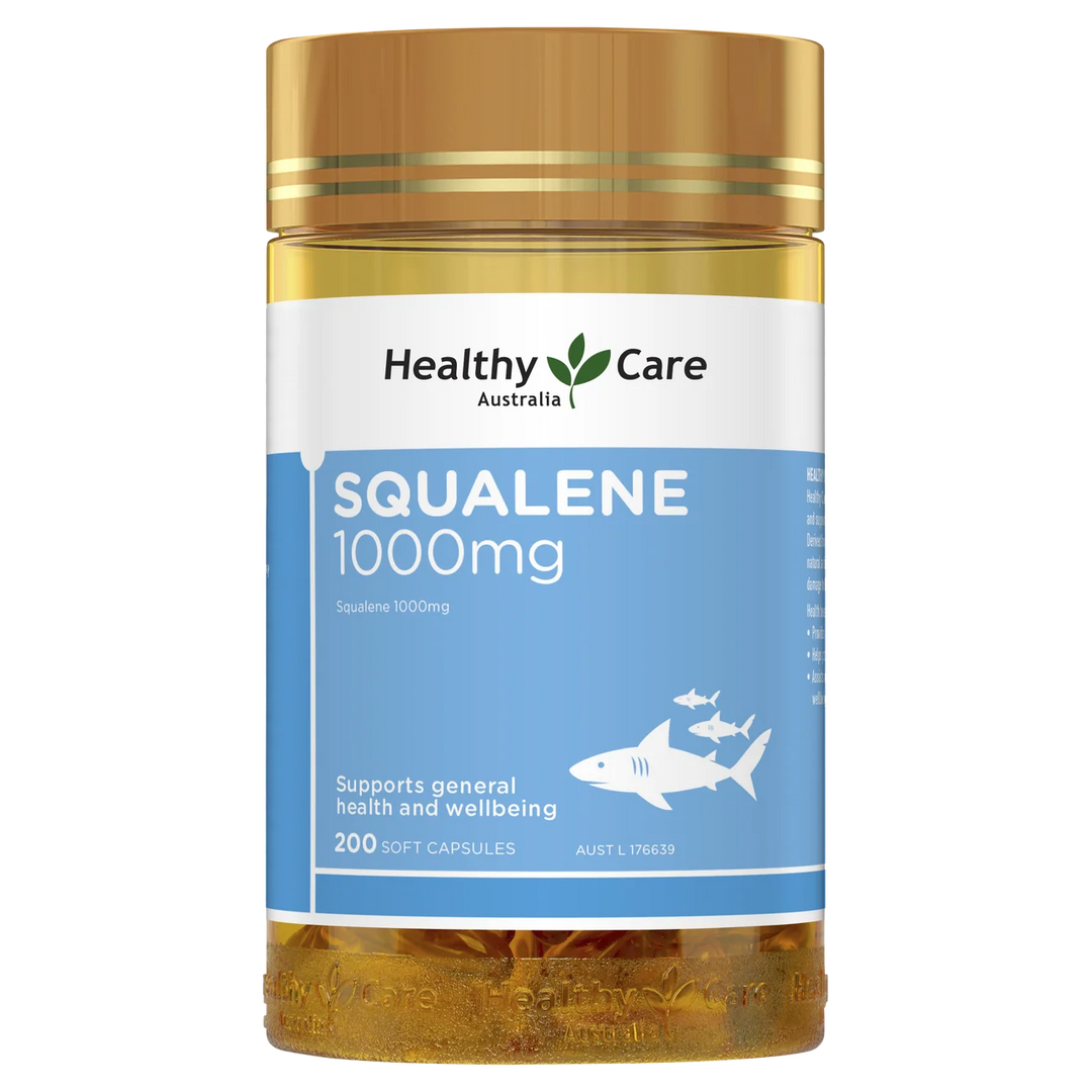 Healthy Care Squalene 1000mg 200 Capsules