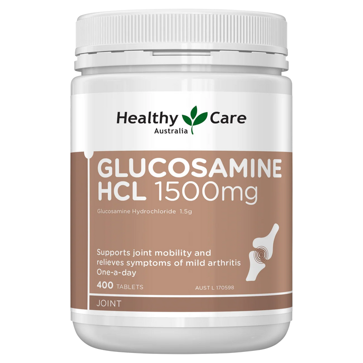 Healthy Care Glucosamine HCL 1500mg 400 Tablets