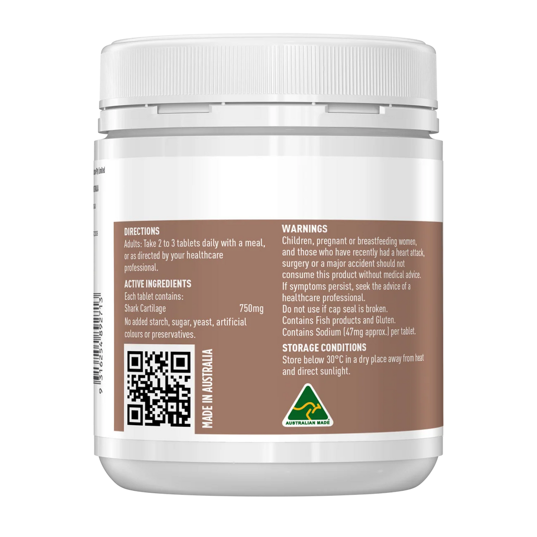 Healthy Care Shark Cartilage 750mg 200 Tablets