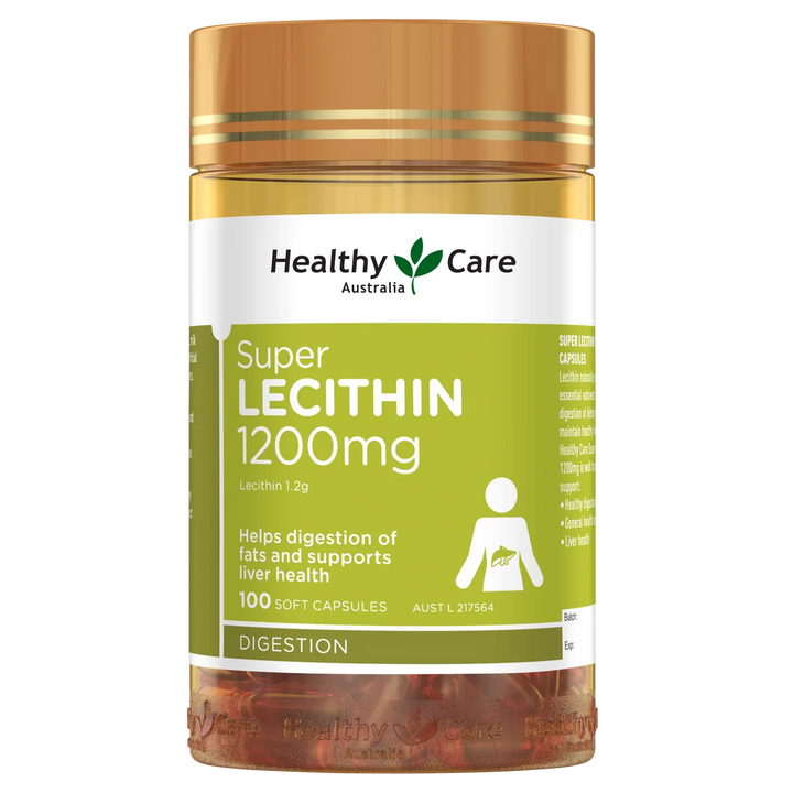 Healthy Care Super Lecithin 1200mg 100 Capsules
