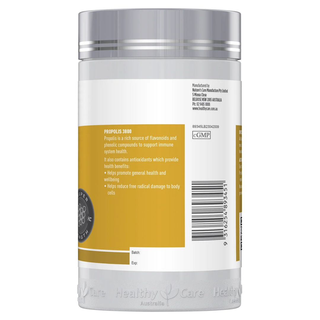 Healthy Care Propolis 3800mg 200 Capsules