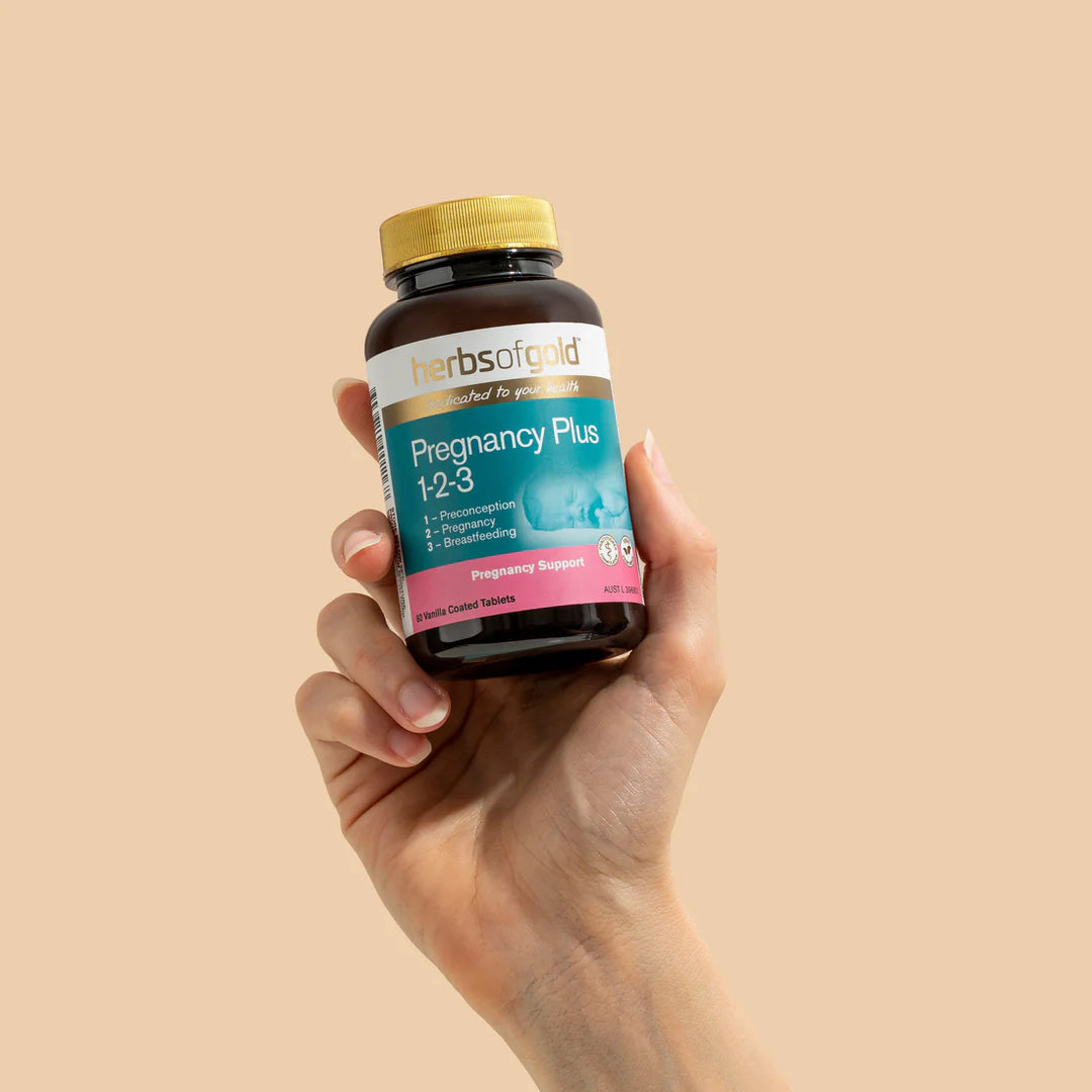 Herbs of Gold Pregnancy Plus 1-2-3 60 Tablets