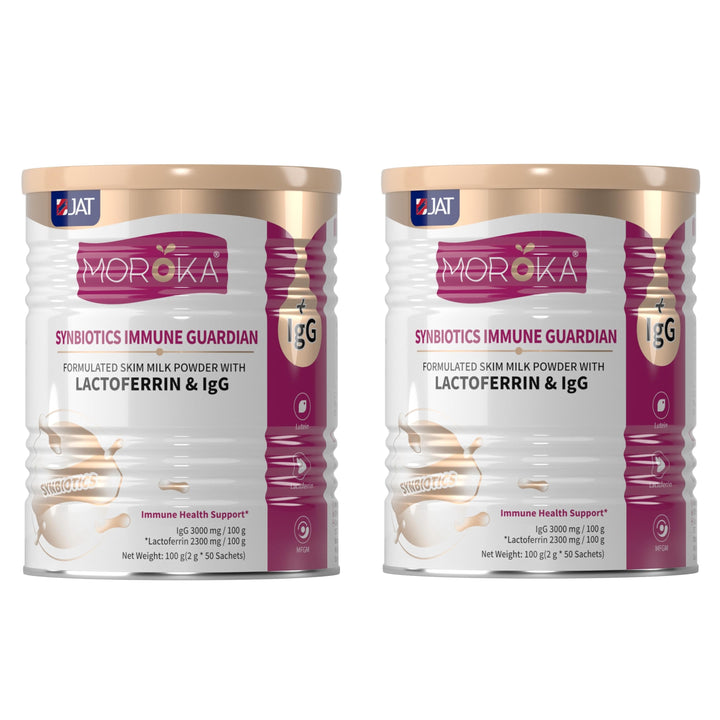 Moroka Synbiotics Immune Guardian Formulated Skim Milk Powder with Lactoferrin &amp; IgG 100 g