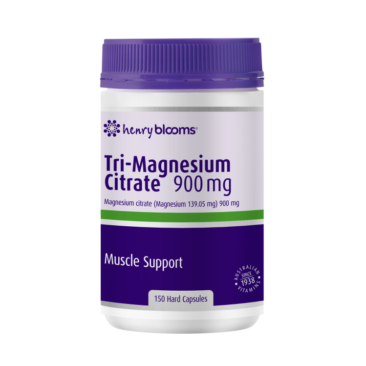 Henry Blooms Tri-Magnesium Citrate 900mg 150 Capsules