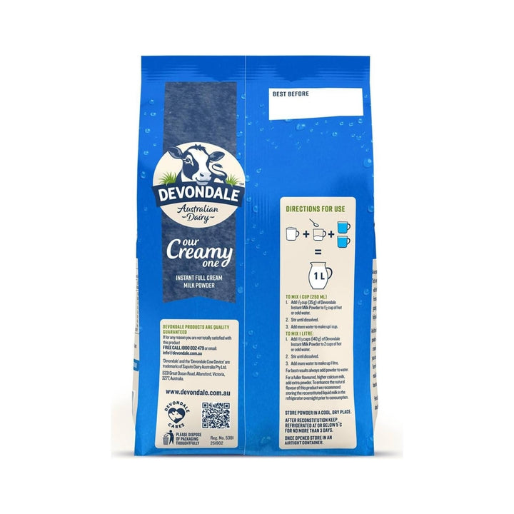 Devondale Instant Full Cream Milk Powder 1 kg