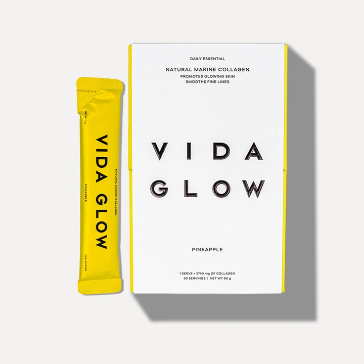 Vida Glow 天然海洋胶原蛋白粉 菠萝味 90g（30袋）