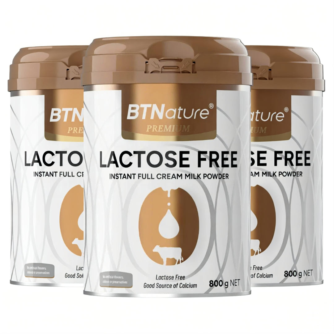 BTNature® 优质无乳糖即溶全脂奶粉 800克