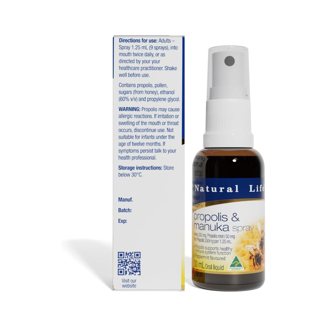 Natural Life 蜂胶麦卢卡蜂蜜喷雾 30ml