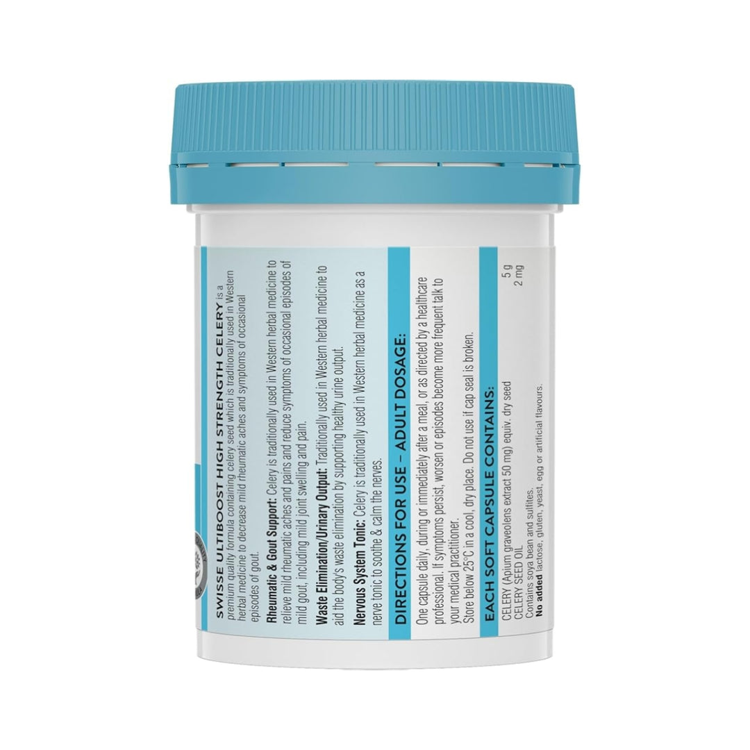 Swisse Ultiboost High Strength Celery 50 Capsules