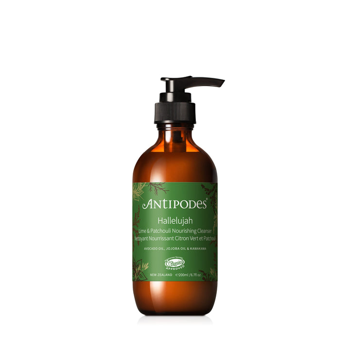 Antipodes Hallelujah Lime &amp; Patchouli Nourishing Cleanser 200ml