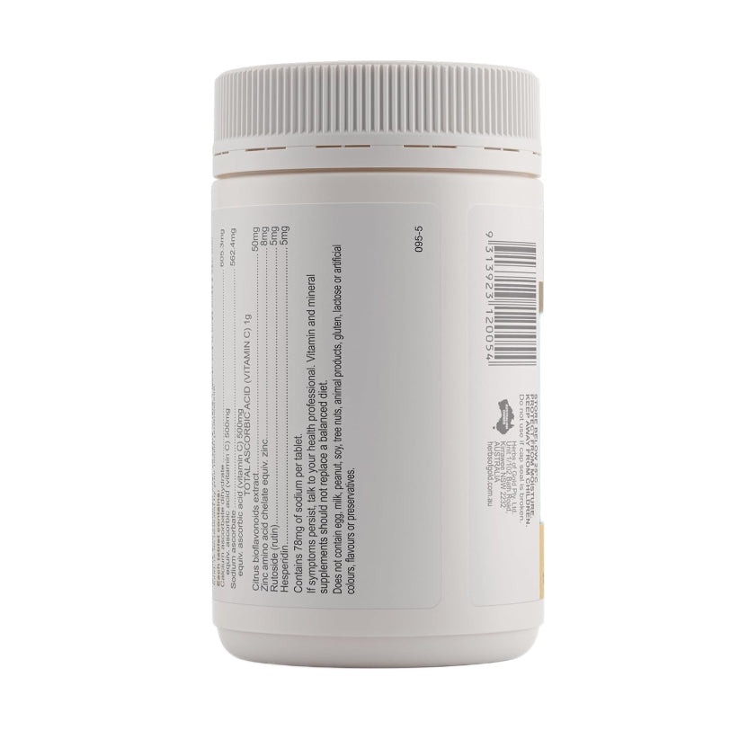 Herbs of Gold Vitamin C 1000 Plus 120 Tablets