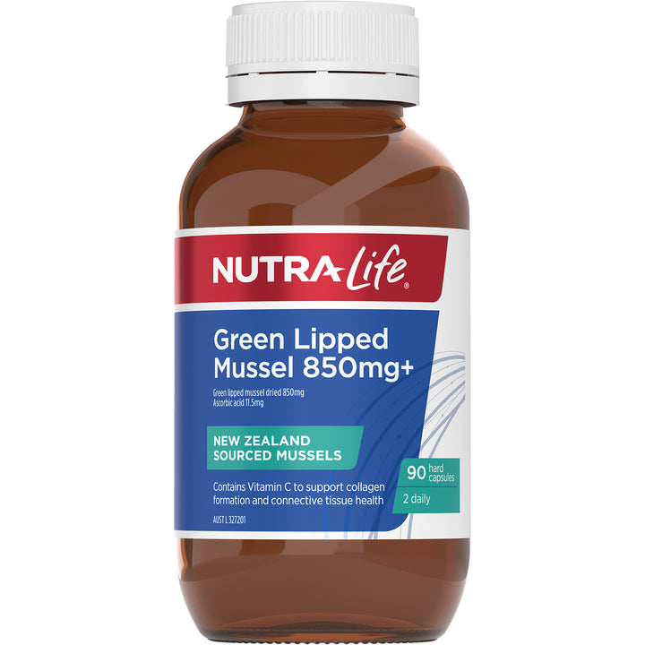 Nutra-Life GREEN LIPPED MUSSEL 850mg+ 90caps