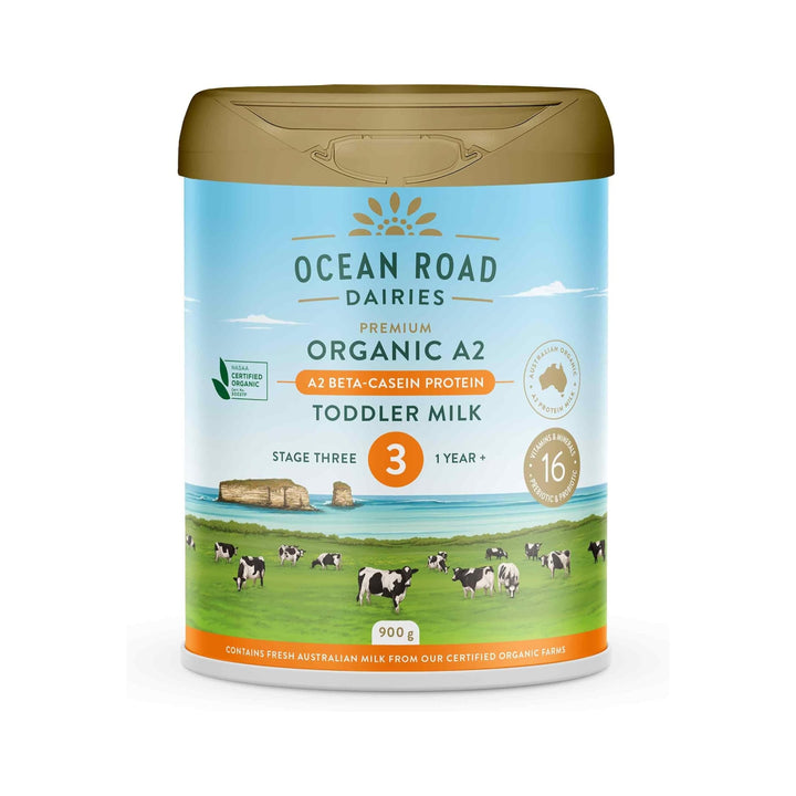 Ocean Road Dairies Organic A2 Protein Stage 3 Toddler Milk 900g
