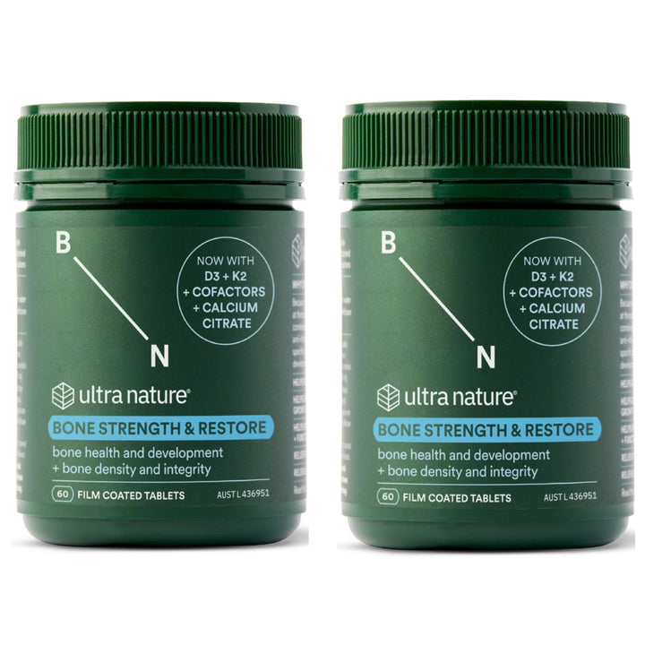 Ultra Nature Bone Strength &amp; Restore 60 Tablets