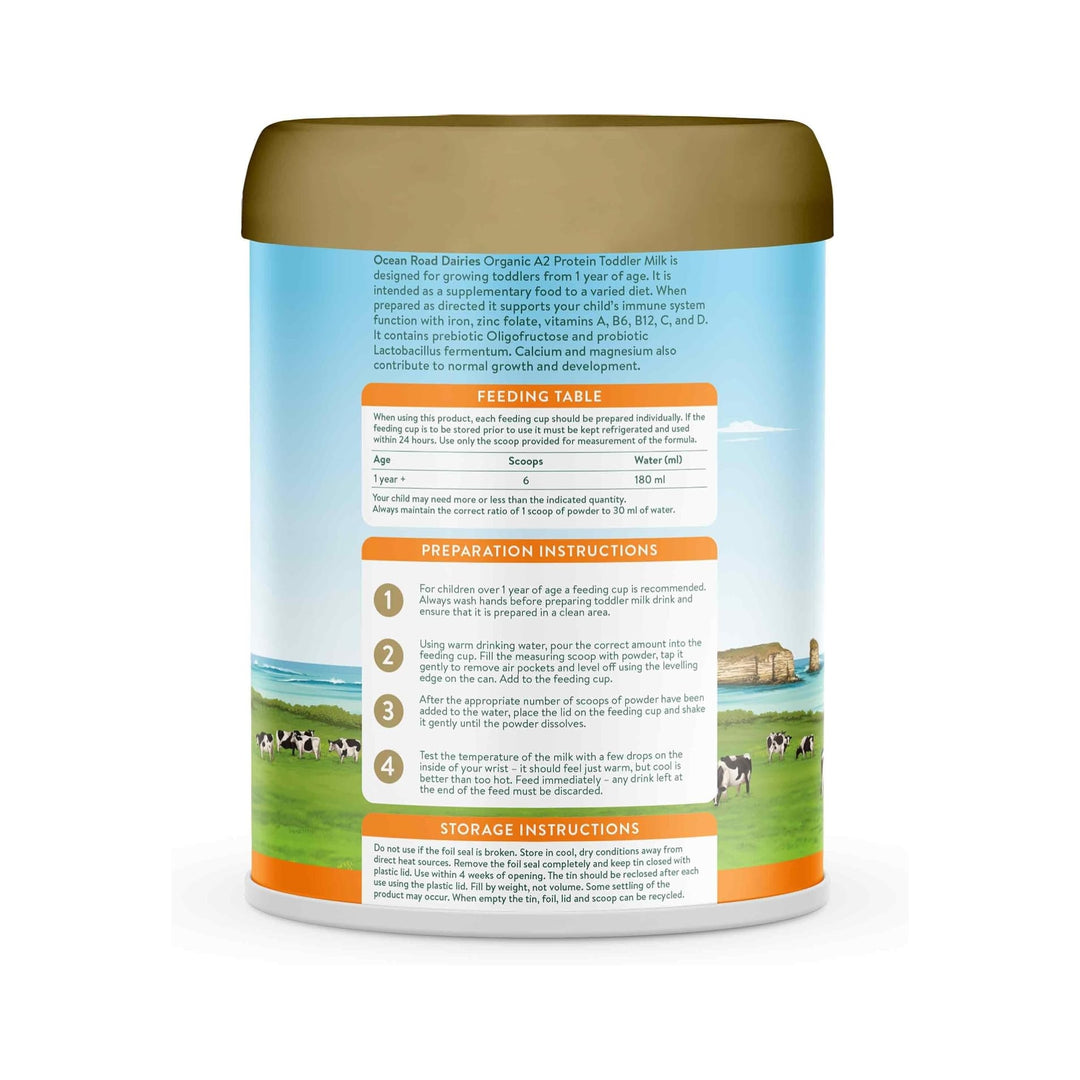 Ocean Road Dairies Organic A2 Protein Stage 3 Toddler Milk 900g