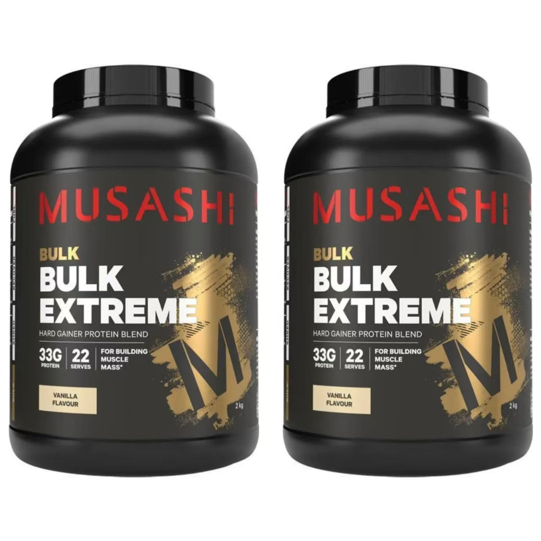 Musashi Bulk Extreme Protein Powder Vanilla 2kg