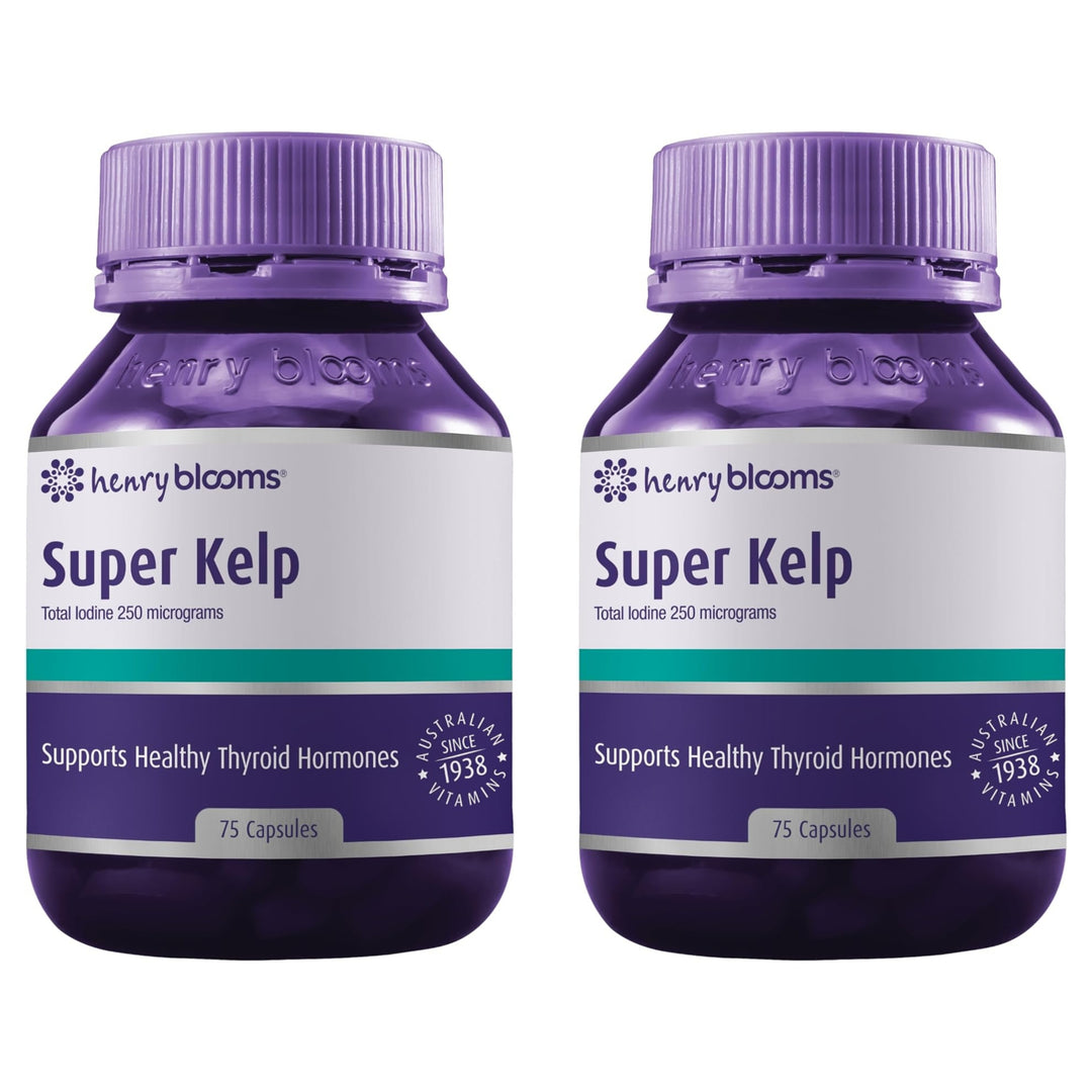 Henry Blooms Super Kelp 75 Capsules