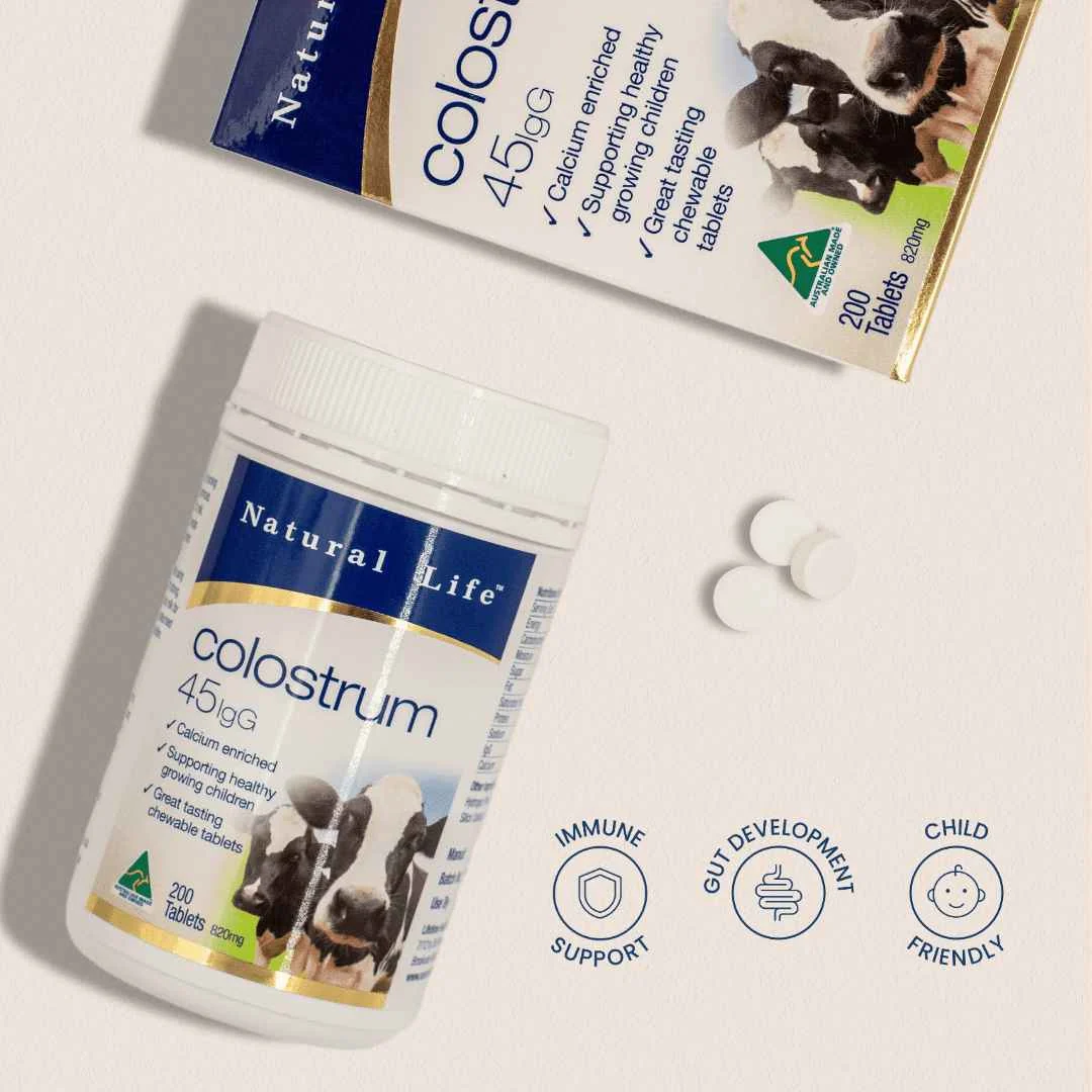 Natural Life 纯牛初乳 45IgG 200 片