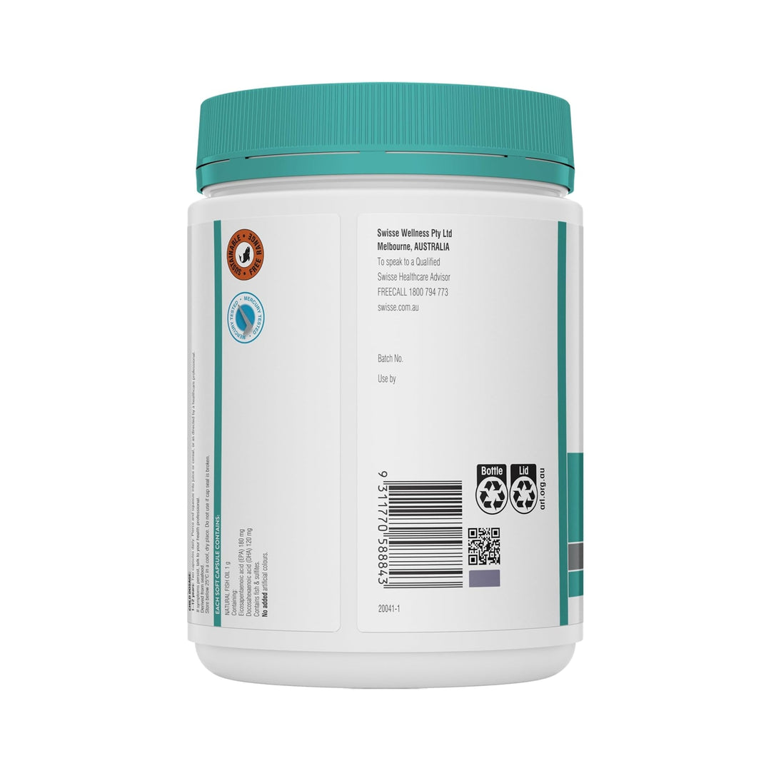 Swisse Ultiboost Odourless Wild Fish Oil 400 Capsules