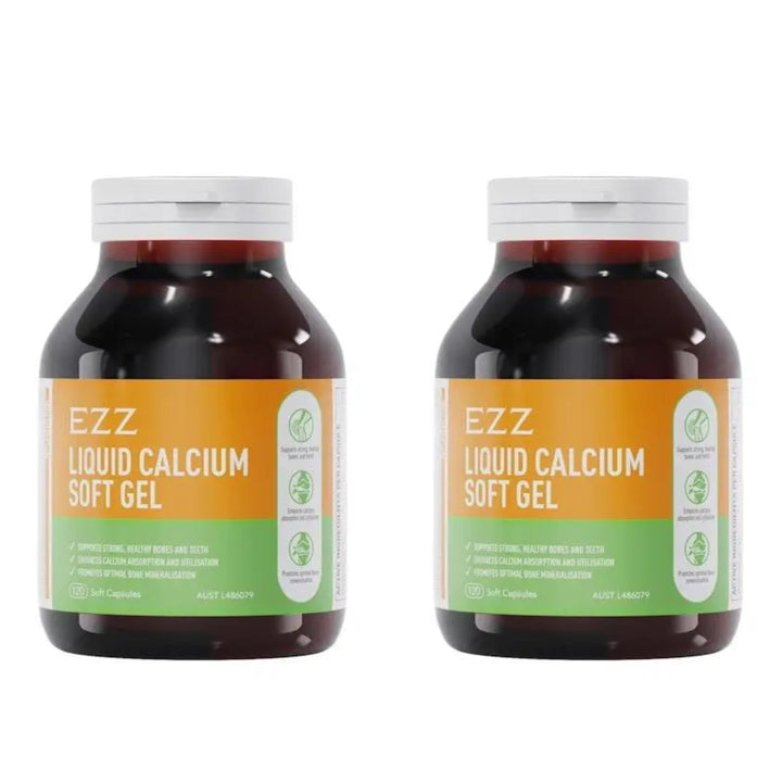 EZZ Liquid Calcium Soft Gel 120 Capsules