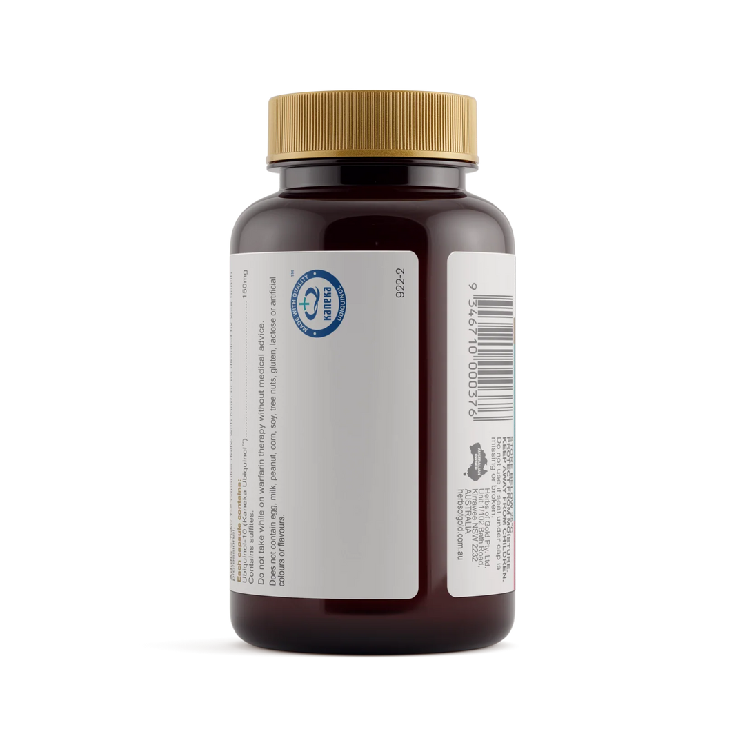 Herbs of Gold Ubiquinol 150mg 30 Capsules