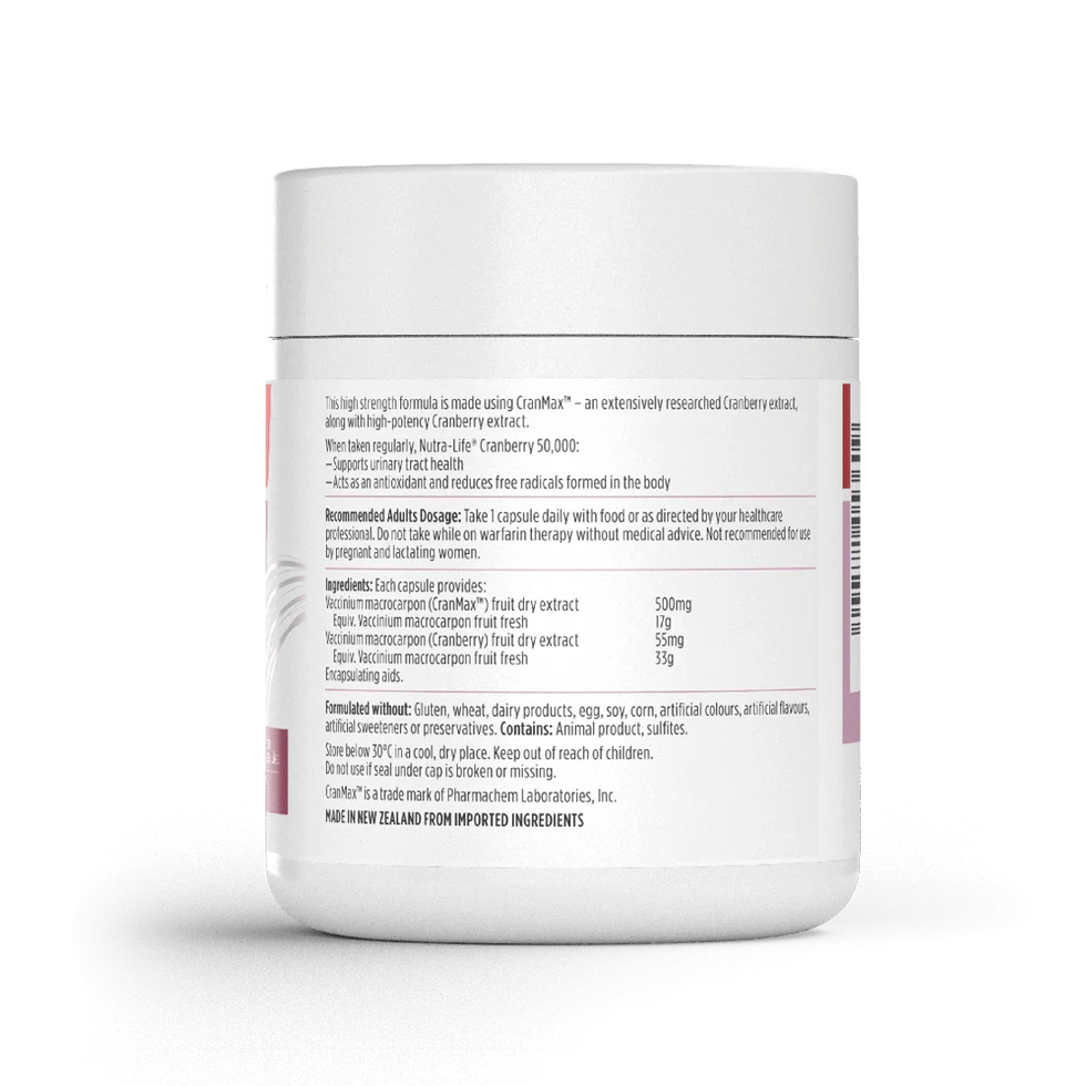 Nutra-Life Cranberry 50,000 100c