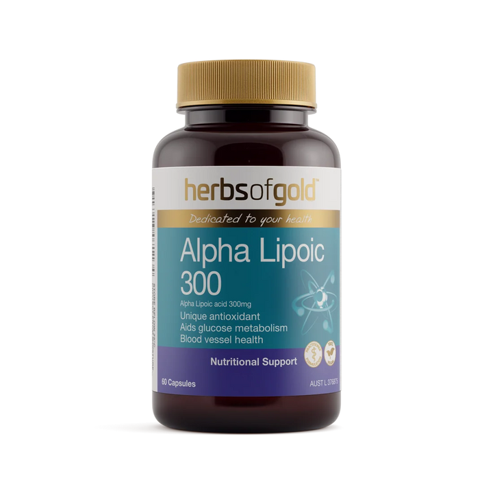 Herbs of Gold Alpha Lipoic 300 60 Capsules