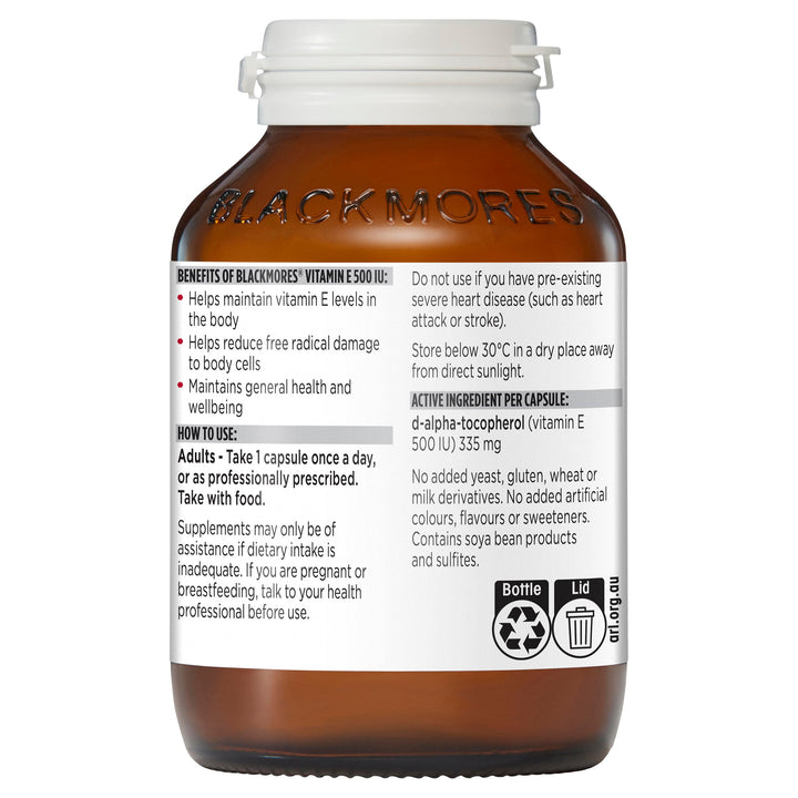 Vitamin E 500IU (150) Caps