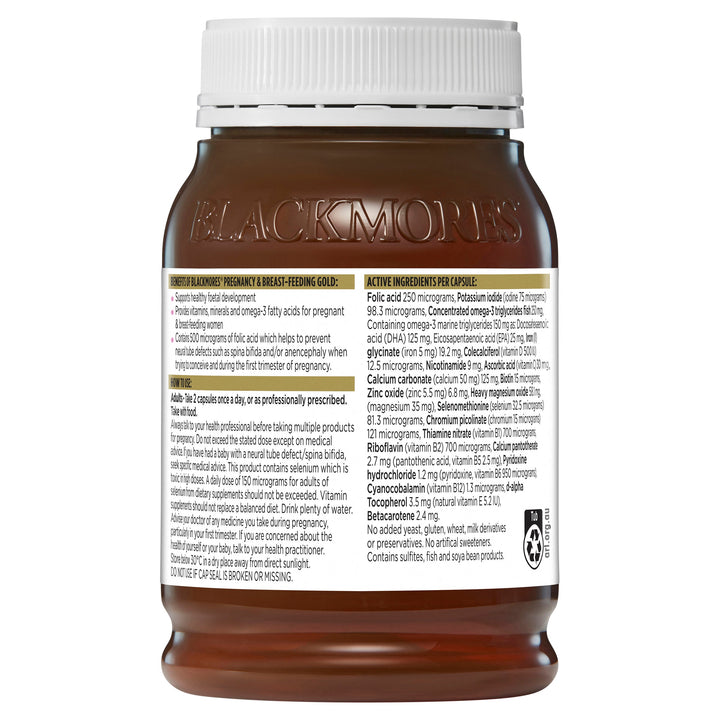 Preg+Breastfeed Gold (180) Amb