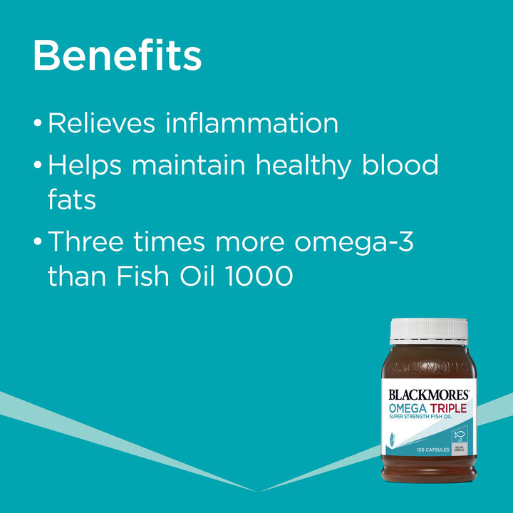 Omega Triple Super Strength Fish Oil (150) Amb