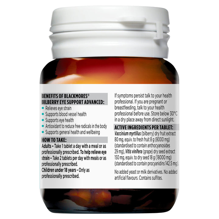 Bilberry Eye Support Advance (30)