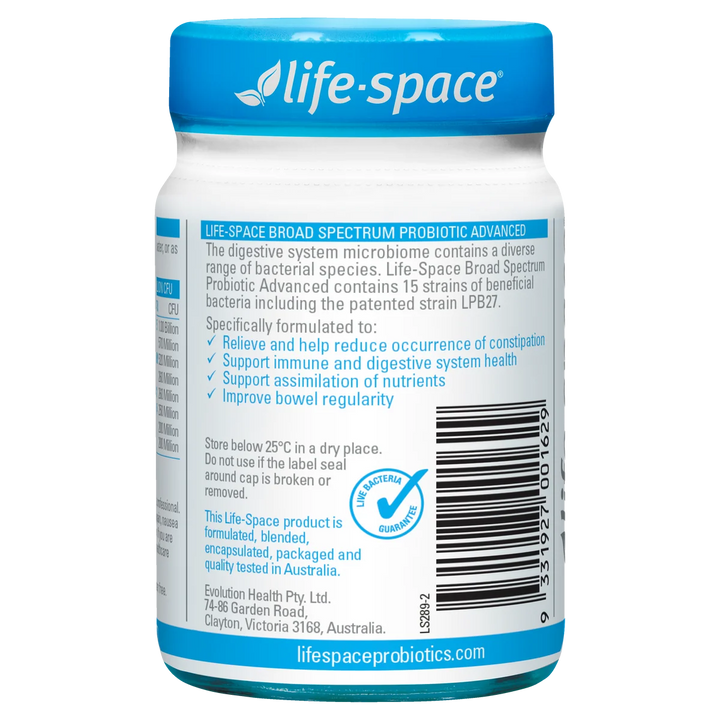 Life Space Broad Spectrum Probiotic Advanced 60 Capsules
