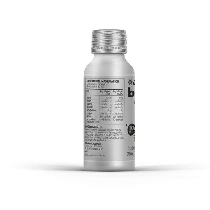 Henry Blooms BellyMe Stress Away Ashwagandha + Lemon balm 60 mL