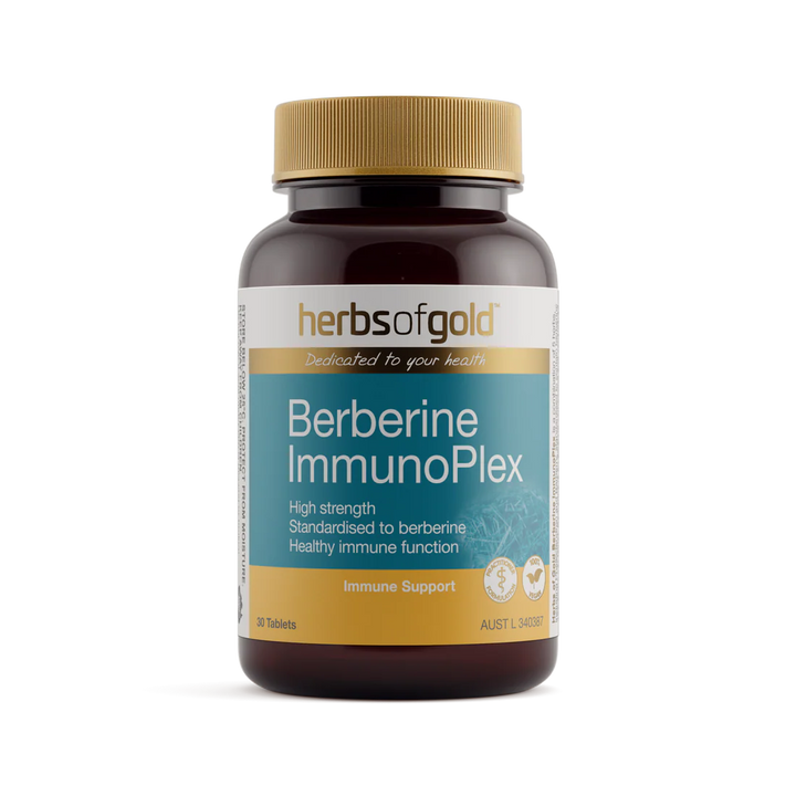 Herbs of Gold Berberine ImmunoPlex 30 Tablets