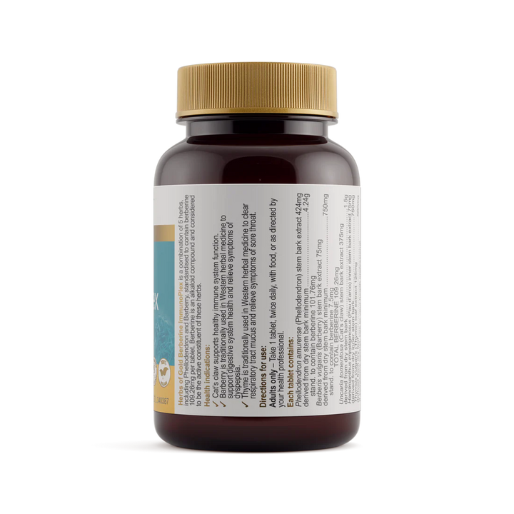 Herbs of Gold Berberine ImmunoPlex 30 Tablets