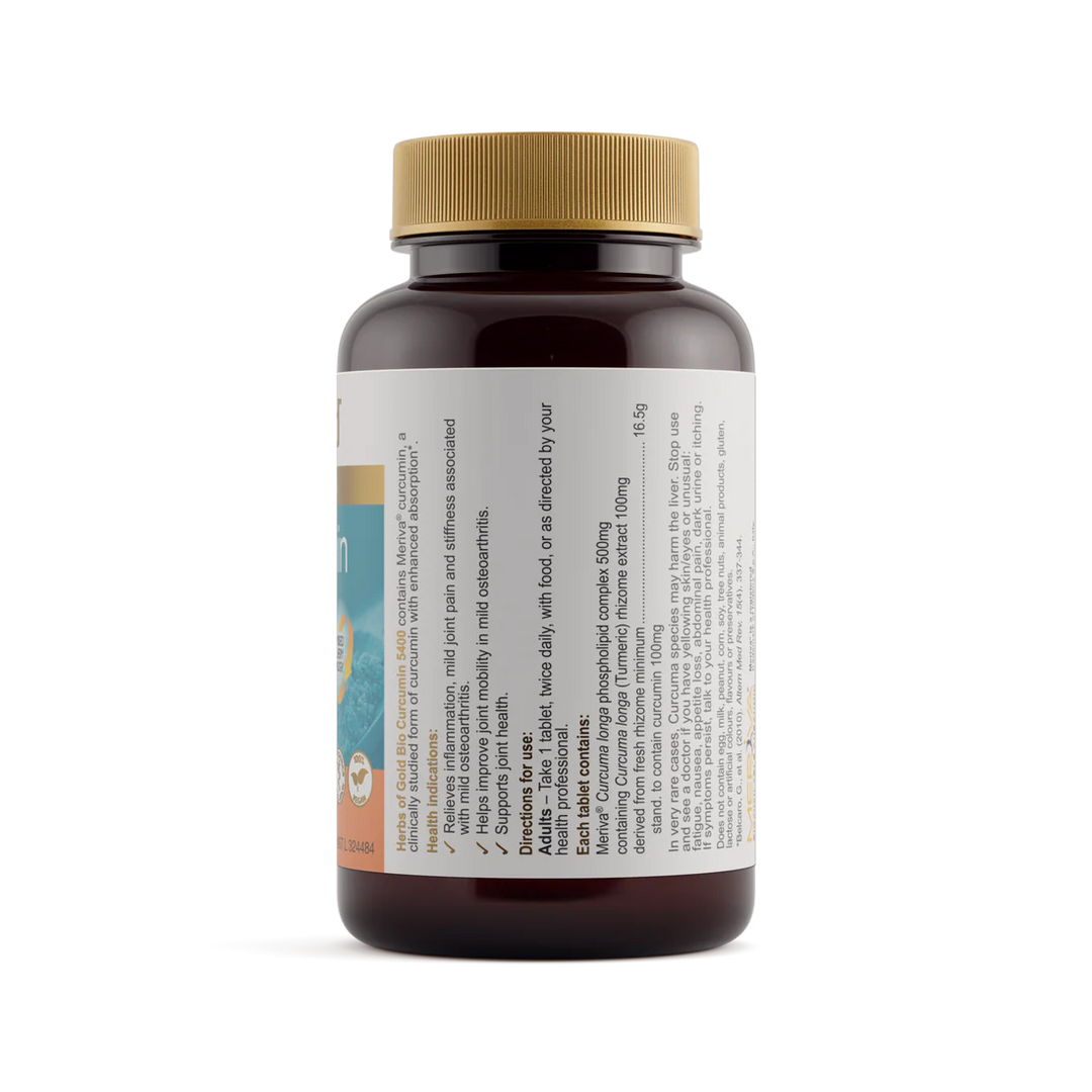 Herbs of Gold Bio Curcumin 5400 60 Tablets