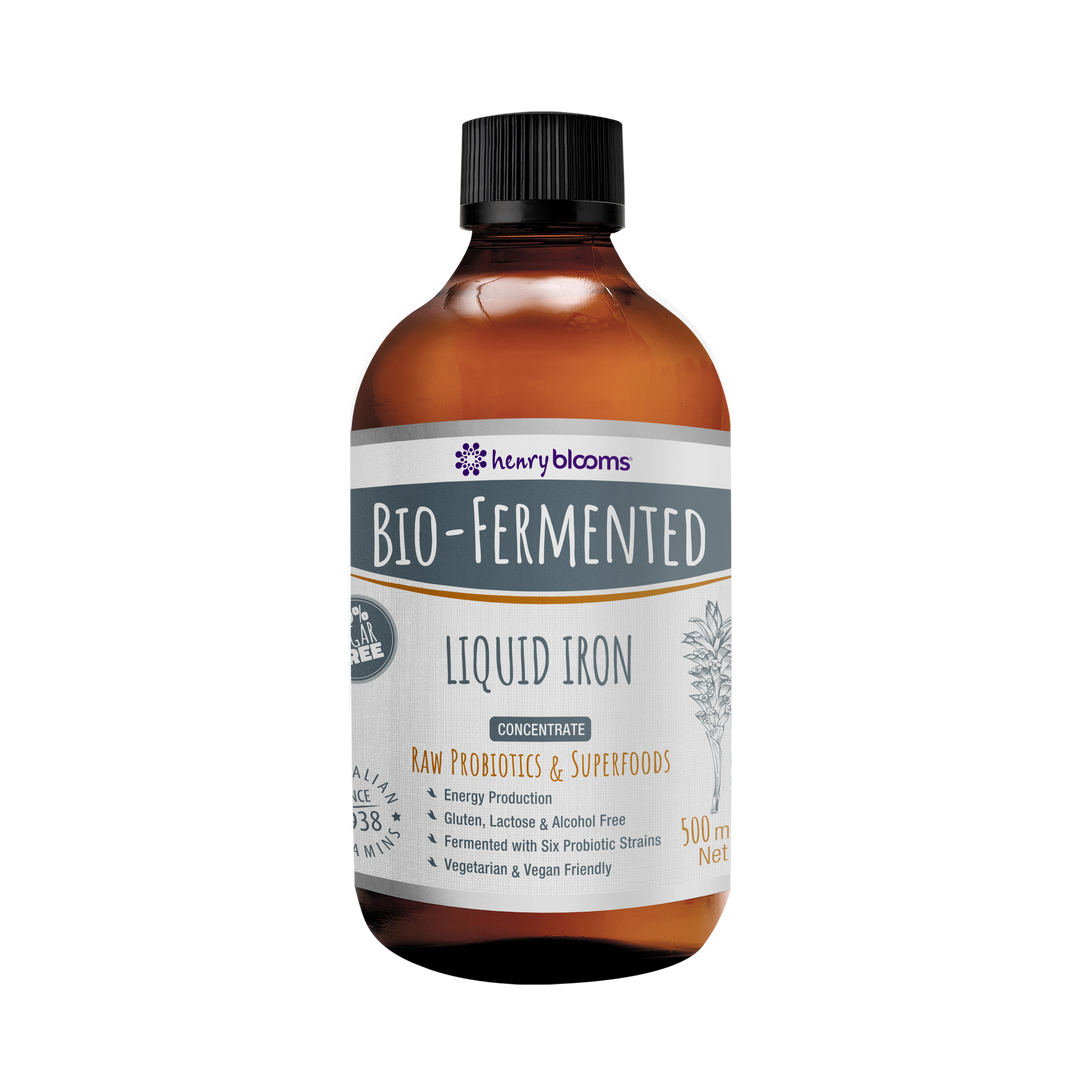 Henry Blooms Bio-Fermented Liquid Iron 500 mL