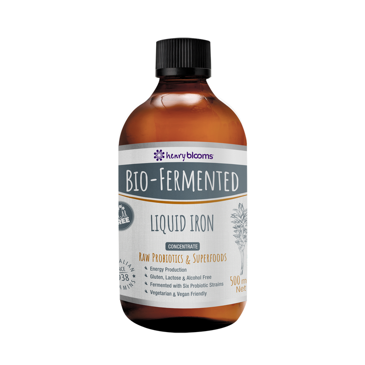 Henry Blooms Bio-Fermented Liquid Iron 500 mL
