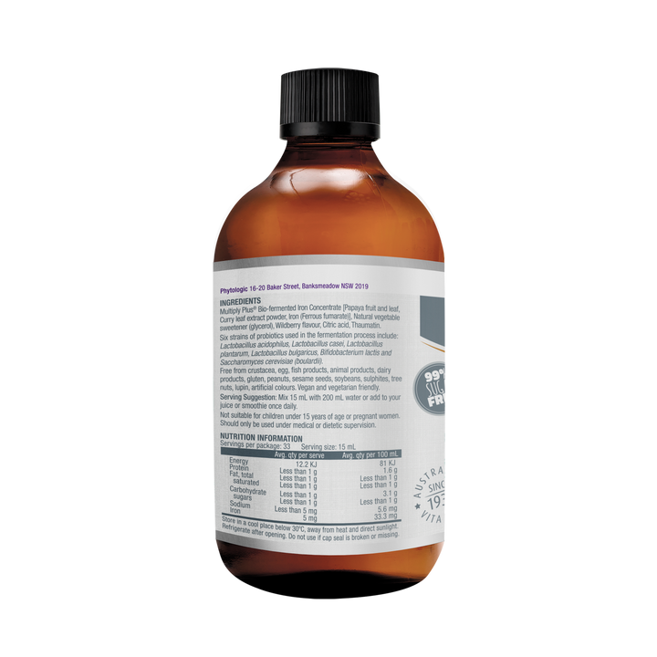 Henry Blooms Bio-Fermented Liquid Iron 500 mL
