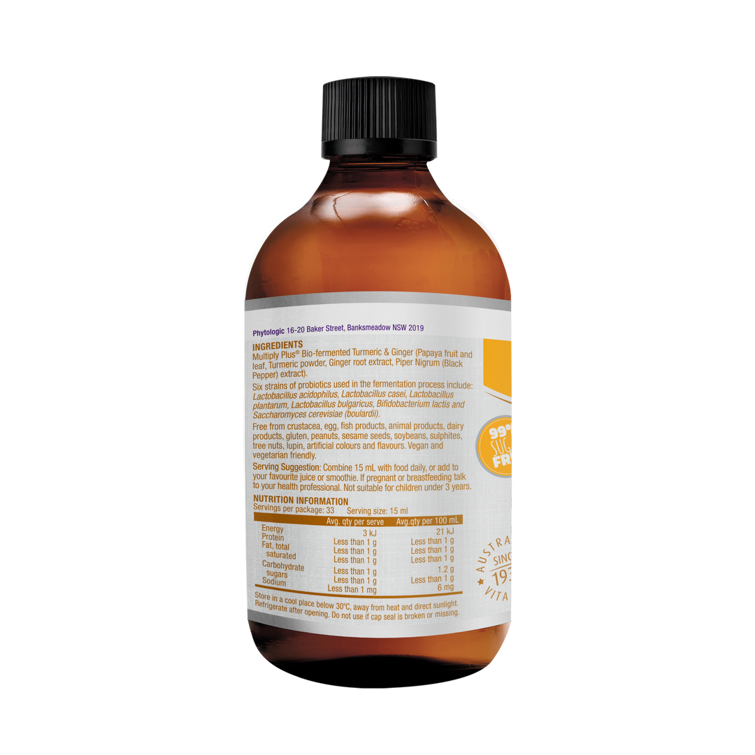 Henry Blooms Bio-Fermented Turmeric with Ginger and Black Pepper 500 mL